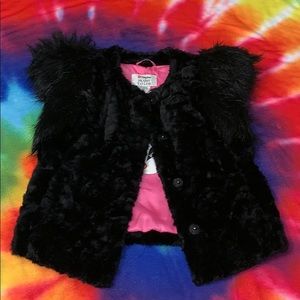 Faux fur vest